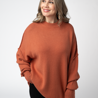 IN STOCK Aurora Cozy Sweater - Pumpkin Spice