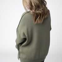 IN STOCK Aurora Cozy Sweater - Light Olive