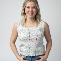IN STOCK Ava Tank - Neon Palm