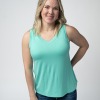 IN STOCK Noelle Tank - Turquoise