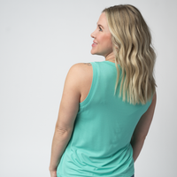 IN STOCK Noelle Tank - Turquoise