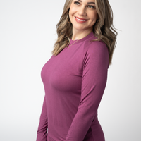 IN STOCK Blair Long Sleeve Top - Mulberry