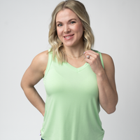 IN STOCK Noelle Tank - Lime