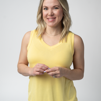 IN STOCK Noelle Tank - Lemon