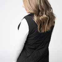 IN STOCK Remy Zip Up Vest - Black