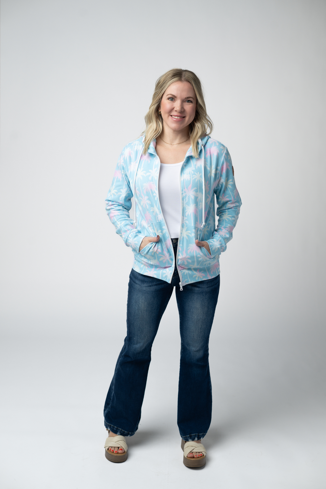 IN STOCK Fullzip Hoodie - Aqua Palm