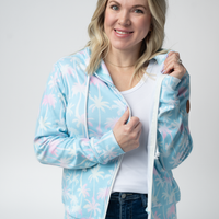 IN STOCK Fullzip Hoodie - Aqua Palm