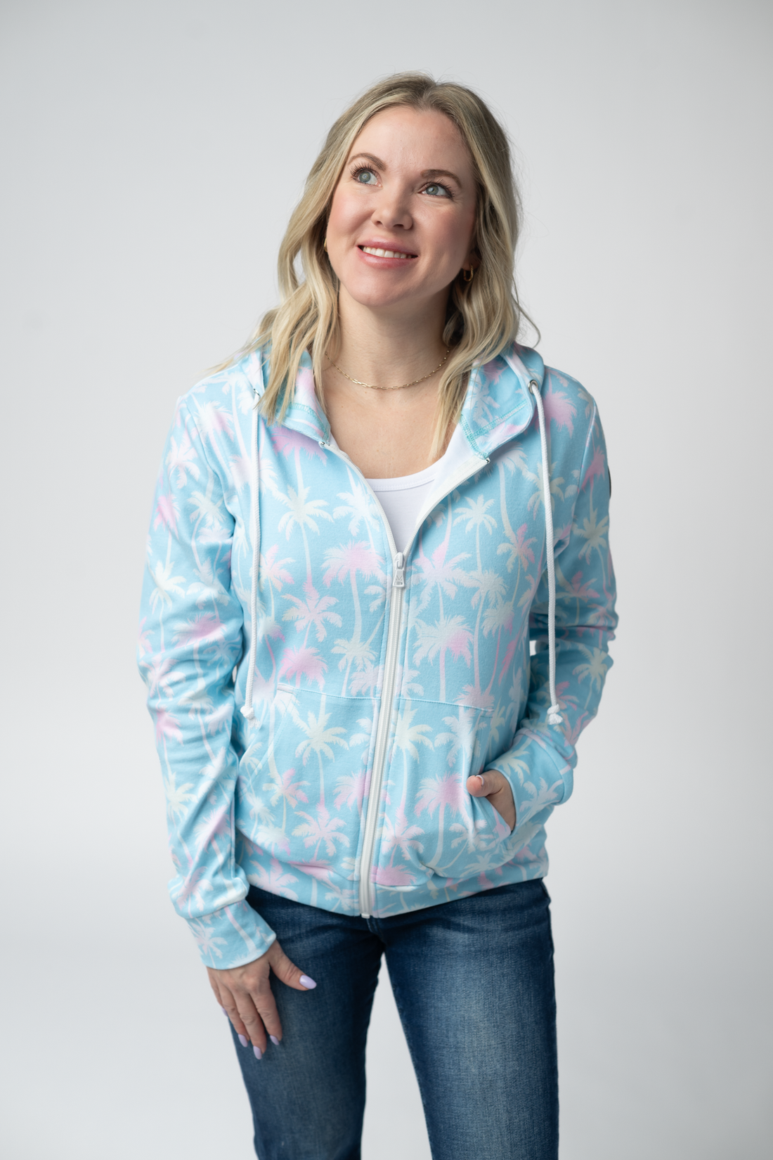 IN STOCK Fullzip Hoodie - Aqua Palm