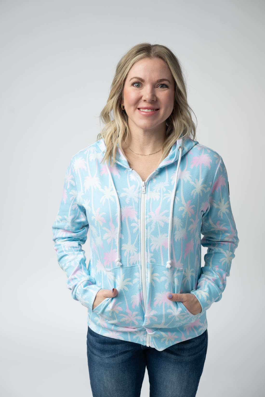 IN STOCK Fullzip Hoodie - Aqua Palm