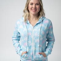 IN STOCK Fullzip Hoodie - Aqua Palm