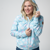 IN STOCK Fullzip Hoodie - Aqua Palm