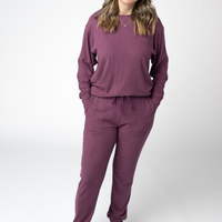 IN STOCK Corrine Joggers - Plum