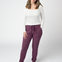 IN STOCK Corrine Joggers - Plum