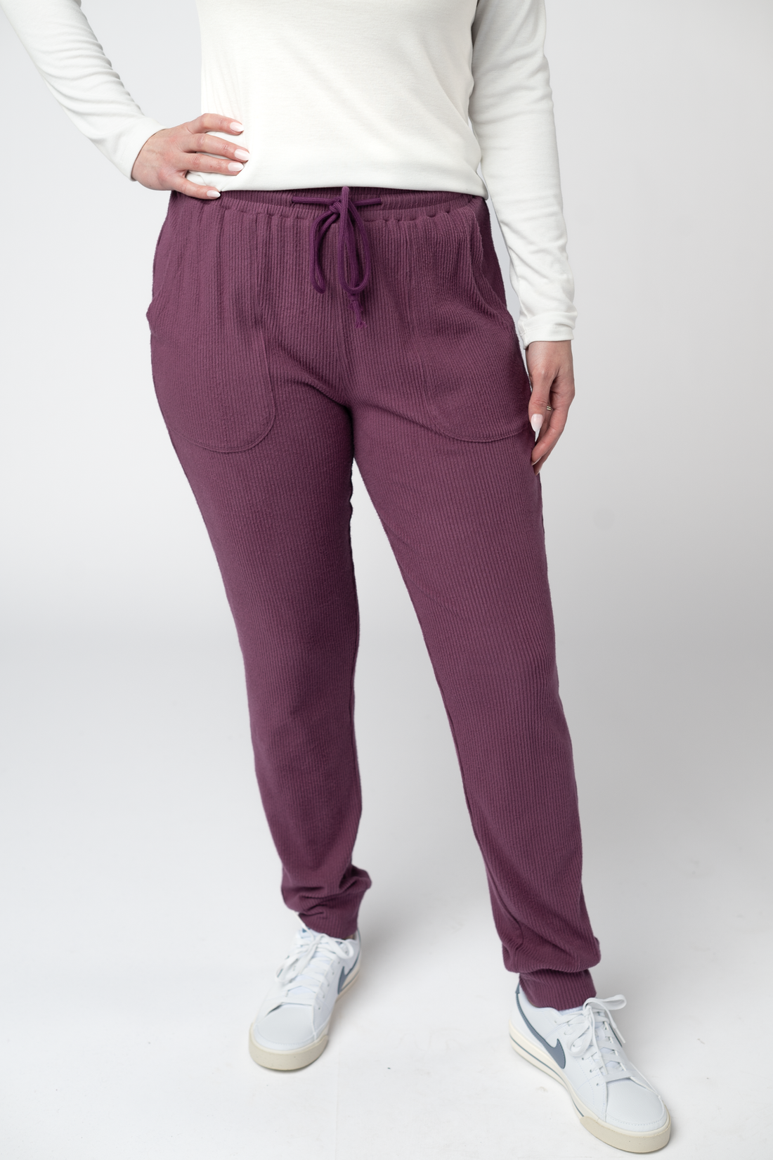 IN STOCK Corrine Joggers - Plum