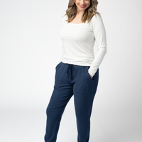 IN STOCK Corrine Joggers - Navy