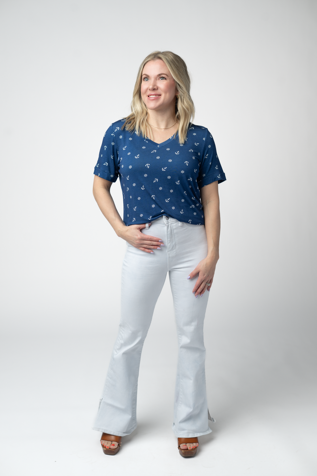 IN STOCK Sophie Top - Nautical Navy