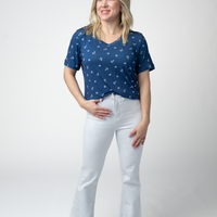 IN STOCK Sophie Top - Nautical Navy
