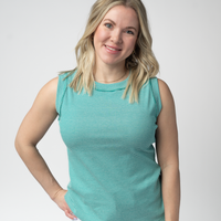 IN STOCK Morgan Micro Striped Tank - Jade