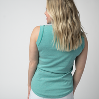 IN STOCK Morgan Micro Striped Tank - Jade