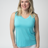 IN STOCK Noelle Tank - Aqua