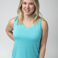 IN STOCK Noelle Tank - Aqua
