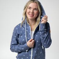 IN STOCK Fullzip Hoodie - Nautical Navy