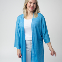 IN STOCK Ellie Cover-Up Kimono - Light Blue