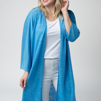 IN STOCK Ellie Cover-Up Kimono - Light Blue
