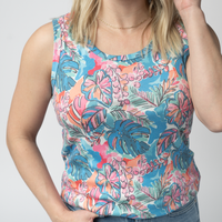 IN STOCK Ava Tank - Tropical Palm