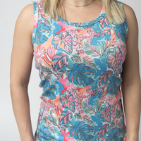 IN STOCK Ava Tank - Tropical Palm