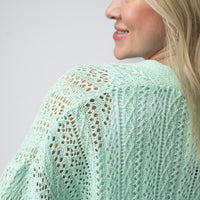 IN STOCK Callie Cropped Cardigan - Mint FINAL SALE