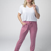 IN STOCK Corrine Joggers - Rose