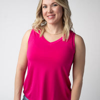 IN STOCK Noelle Tank - Hot Pink