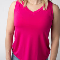 IN STOCK Noelle Tank - Hot Pink