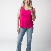 IN STOCK Noelle Tank - Hot Pink
