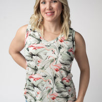 IN STOCK Noelle Tank - Flamingos