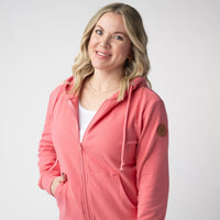 IN STOCK Fullzip Hoodie - Sunkissed Coral