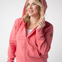 IN STOCK Fullzip Hoodie - Sunkissed Coral