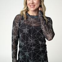 IN STOCK Blair Mesh Long Sleeve Top - Webs