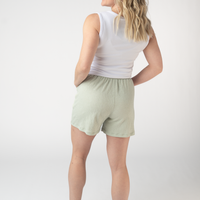 IN STOCK Candice Crinkle Shorts - Light Green