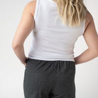 IN STOCK Candice Crinkle Shorts - Charcoal
