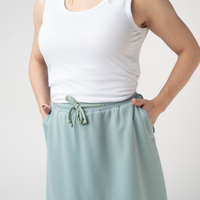 IN STOCK Serena Luxe Skort - Ocean Blue