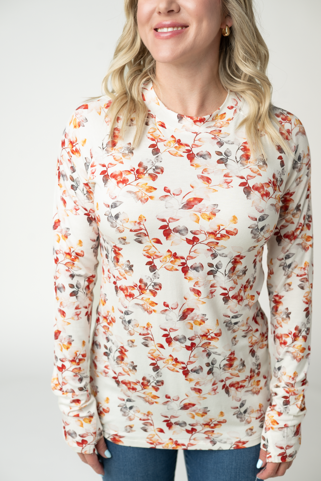 IN STOCK Blair Long Sleeve Top - Autumn Watercolor