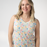 IN STOCK Noelle Tank - Petal Gardens