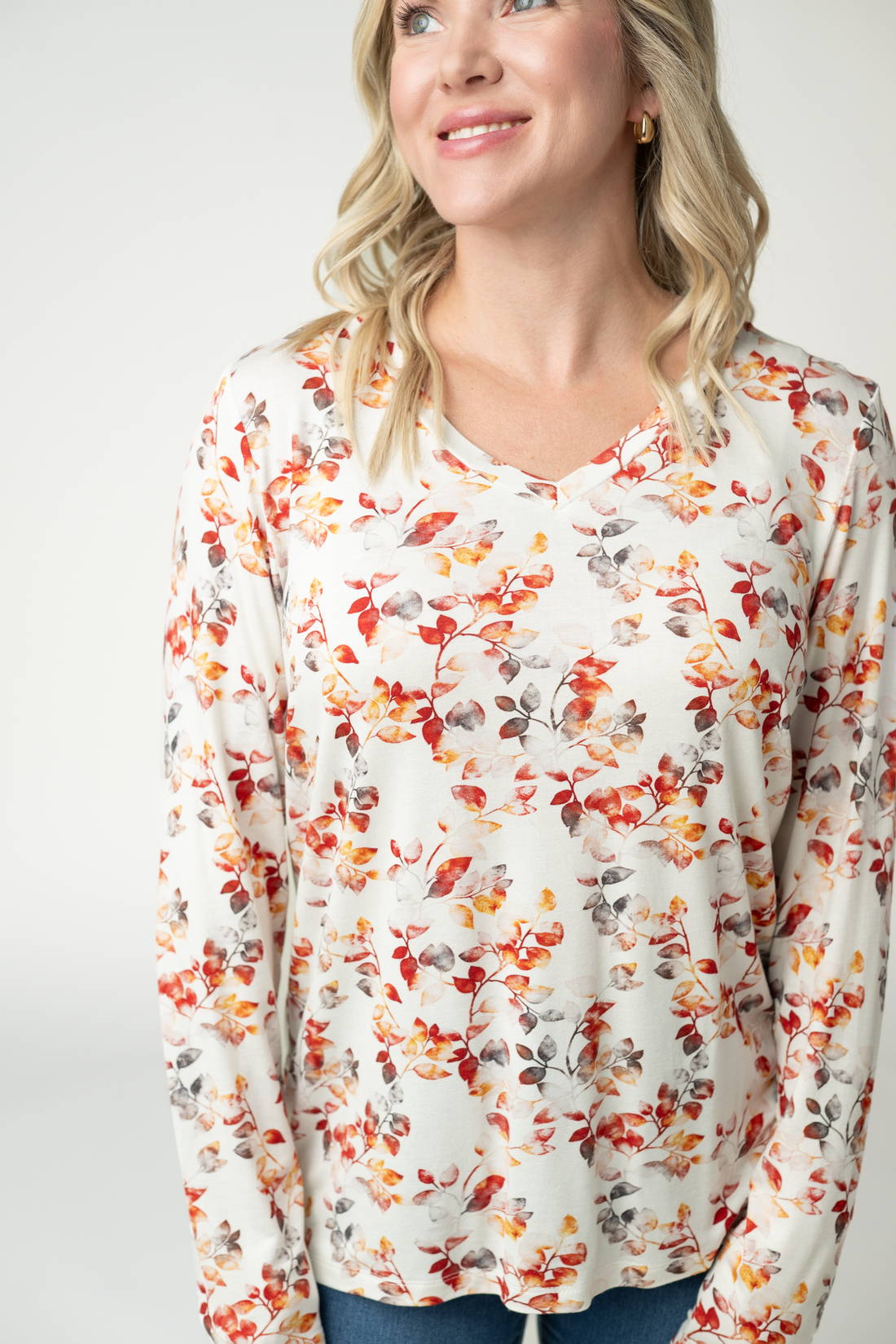 IN STOCK Larissa Long Sleeve - Autumn Watercolor