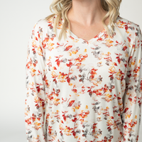 IN STOCK Larissa Long Sleeve - Autumn Watercolor