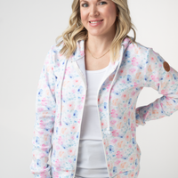 IN STOCK Fullzip Hoodie - Petal Gardens