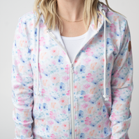 IN STOCK Fullzip Hoodie - Petal Gardens