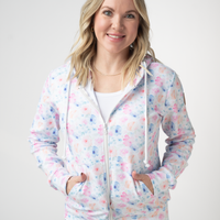 IN STOCK Fullzip Hoodie - Petal Gardens