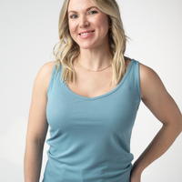 IN STOCK Kennedy Tank - Dusty Blue